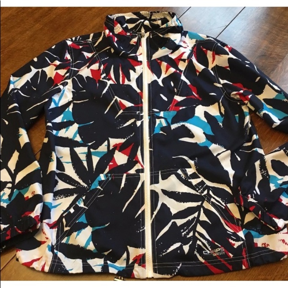 Chaps Sports Windbreaker Florida Palms Sailing M